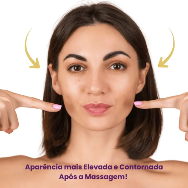 Comparativo antes e depois da drenagem facial: rosto inchado versus desinchado