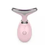 Massageador facial LED 3 cores rosa com dimensões